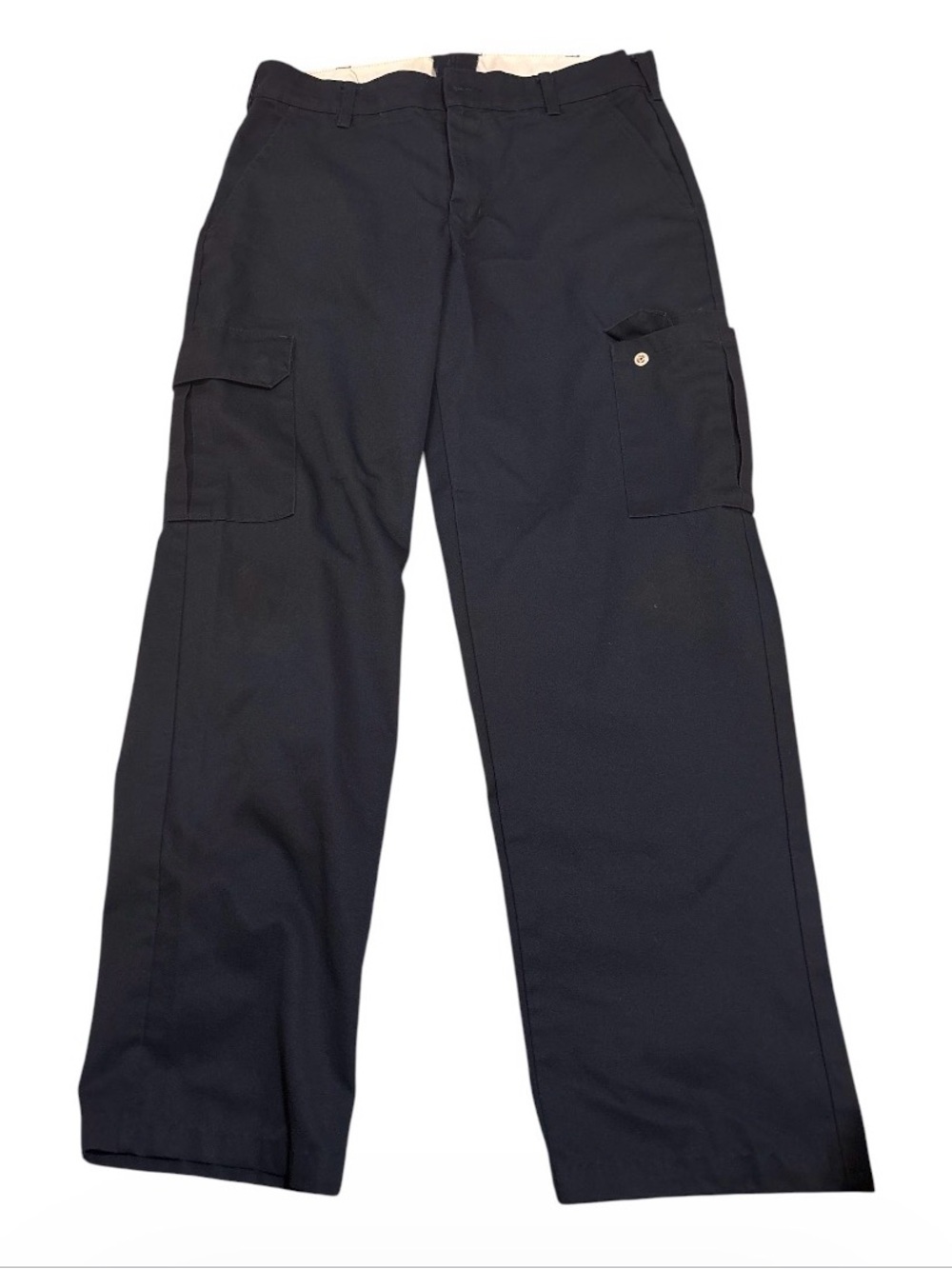 Red Kap Men's Navy blue  Cargo Pants  with Utility Pockets 34W 32L